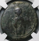 1034 NGC Gen Byzantine Anonymous Follis Christ Class C Michael IV (26052402C)