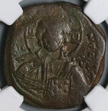 1028 NGC Gen Byzantine Anonymous Follis Christ Class B Romanus III (26052303C)