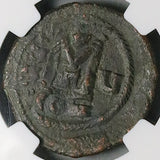 514 NGC Gen Heraclius Byzantine Empire Follis Constantinople Mint (26051605C)