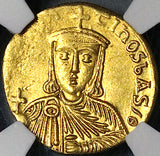 787 NGC AU Byzantine Empire Irene Constantine VI AV Gold Solidus Coin (24091302C)