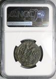 584 NGC Gen Maurice Tiberius Byzantine Empire Follis VF Cyzicus Year 2 (26062205C)