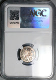 1920 NGC MS 63 Canada 10 Cents George V Dime Choice Silver Coin (25120603C)