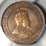 1908 PCGS UNC Canada 1 Cent Edward VII Large Coin (26010102C)