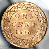 1910 PCGS UNC Canada 1 Cent Edward VII Large Coin (26010103C)