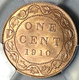 1910 PCGS UNC Canada 1 Cent Edward VII Large Coin (26010103C)