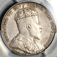 1906 PCGS AU Canada Edward VII 50 Cents Half Dollar Sterling Silver Coin (25062501C)