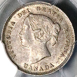 1899 PCGS AU 55 Canada Victoria 5 Cents Sterling Silver Coin (25120502C)