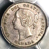 1899 PCGS AU 55 Canada Victoria 5 Cents Sterling Silver Coin (25120502C)