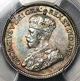 1918 PCGS MS 62 Canada 5 Cents George V Sterling Silver Coin (25120604C)