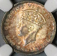 1942-C NGC MS 63 Canada Newfoundland 5 Cents George VI Sterling Silver Coin (23050703C)