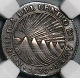 1830-T NGC XF 45 Central American Rep 1 Real Honduras Silver Coin (25123002C)