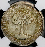 1831-T NGC XF 40 Central American Republic 2 Reales Honduras Silver Coin (26072604C)