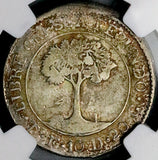 1831-T NGC XF 40 Central American Republic 2 Reales Honduras Silver Coin (26072604C)