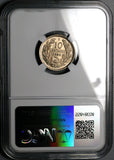 1940 NGC MS 64 Chile 10 Centavos Condor Bird Santiago Mint State Coin (25070601C)