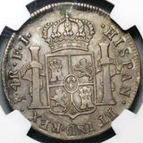 1808/7 NGC XF 40 Chile 4 Reales Rare 25k Overdate Spain Colonial Silver Coin POP 1/6 (25110802C)