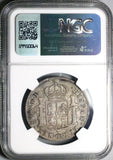 1808/7 NGC XF 40 Chile 4 Reales Rare 25k Overdate Spain Colonial Silver Coin POP 1/6 (25110802C)