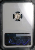 1870 NGC MS 63 Colombia 1/4 Decimo Bogota Rare Silver Coin POP 2/0 (23060702C)