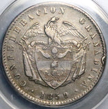1859 ANACS VF 25 Colombia 1 Peso Bogota Granadine Confederation Condor Silver Coin (25102302C)