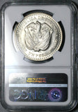 1956 NGC MS 67 Colombia Peso 200th Year Popayan Mint 12k Silver Coin Top POP (16031209D)