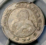 1849 PCGS VF 25 Costa Rica 1 Real Coffee Tree Woman Silver Coin (26070302D)