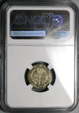 1849 NGC XF 45 Costa Rica 1 Real Coffee Tree Woman Silver Coin (23081601C)