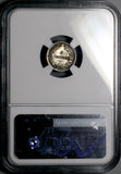 1910 NGC MS 66 Costa Rica 5 Centimos Gem Key Mint State Silver Coin (26071601D)