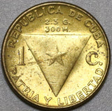 1953 Caribbean 1 Centavo Marti Commemorative BU Coin (23120905R)