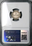 1821 NGC AU Curacao 1 Reaal 8 Acorns Rare Dutch Colonial Silver Coin (24121501C)