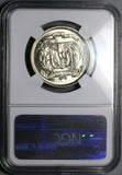 1959 NGC MS 65 Dominican Republic 1/2 Medio Peso 50c GEM PL Silver Coin (16082101D)