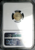 1909-H NGC AU 55 Ecuador 1/2 Medio Centavo Heaton Mint Coin (25052403C)
