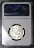 1912 NGC MS 65 Egypt Ottoman 5 Qirsh 1327/4H Silver Gem Key Coin POP 5/2 (26051802C)
