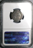 1818-A NGC VF French Guiana 10 Centimes Louis XVIII Paris Mint Coin (25052401C)