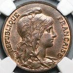 1904 NGC MS 65 France 10 Centimes RB Marianne Dupuis GEM Mint State Coin (23122002D)