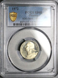 1972 PCGS SP 68 France 10 Centimes Piefort Specimen Paris COA Silver Coin (25070801C)