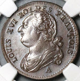 1792-A NGC MS 63 France 12 Deniers Louis XVI Revolution Mint State Coin POP 1/0 (23122001D)