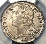 1768-D PCGS MS 63 France Louis XV 12 Sols 1/10 Ecu Lyon Mint State Silver Coin POP 1/1 (24042501C)