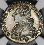 1775-L NGC MS 63 France Louis XVI 12 Sols Bayonne 1/10 Ecu Coin POP 1/0 (23101201C)