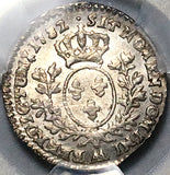 1782-AA PCGS MS 62 France Louis XVI 12 Sols Metz 1/10 Ecu 16k Rare Silver Coin POP 1/0 (26022603C)