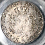 1784-A PCGS MS 62 Louis XVI France 1/2 Ecu Paris Mint Silver Coin POP 1/0 (25103001D)