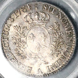 1784-A PCGS MS 62 Louis XVI France 1/2 Ecu Paris Mint Silver Coin POP 1/0 (25103001D)