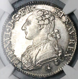 1789-A NGC MS 64 Louis XVI France 1/2 Ecu Paris Mint Gem Silver Coin POP 2/0 (26032203C)