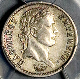 1809-A PCGS AU 53 France 1/2 Franc Napoleon I Paris Mint Silver Coin POP 1/5 (26040705C)