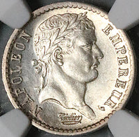1812-A NGC MS 63 France 1/2 Demi Franc Napoleon I Paris Silver Coin (23042903C)
