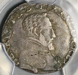 1553-I PCGS VF 30 France Henry II Teston Limoges Mint Silver Coin POP 1/0 (26042503C)