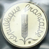 1972 France 1 Centime Piefort Gem BU 250 Mintage Box COA Paris Mint Coin (25013101R)