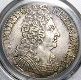 1711-X PCGS AU 55 France Ecu Louis XIV Amiens Mint Silver Coin POP 1/0 (25070602D)