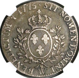 1775-W NGC VF 20 France Louis XVI Ecu Crown Silver Lille Mint Coin (23102503C)