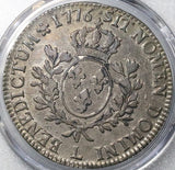 1776-L PCGS VF 25 France Louis XVI Ecu Crown Bayonne Mint Silver Coin (26022802C)