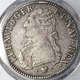 1776-L PCGS VF 30 France Louis XVI Ecu Crown Bayonne Mint Silver Coin (25082703C)