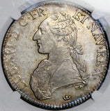 1779-M NGC AU 53 France Louis XVI Ecu Toulouse Mint Crown Pedigree Silver Coin POP 1/0 (26032902D)